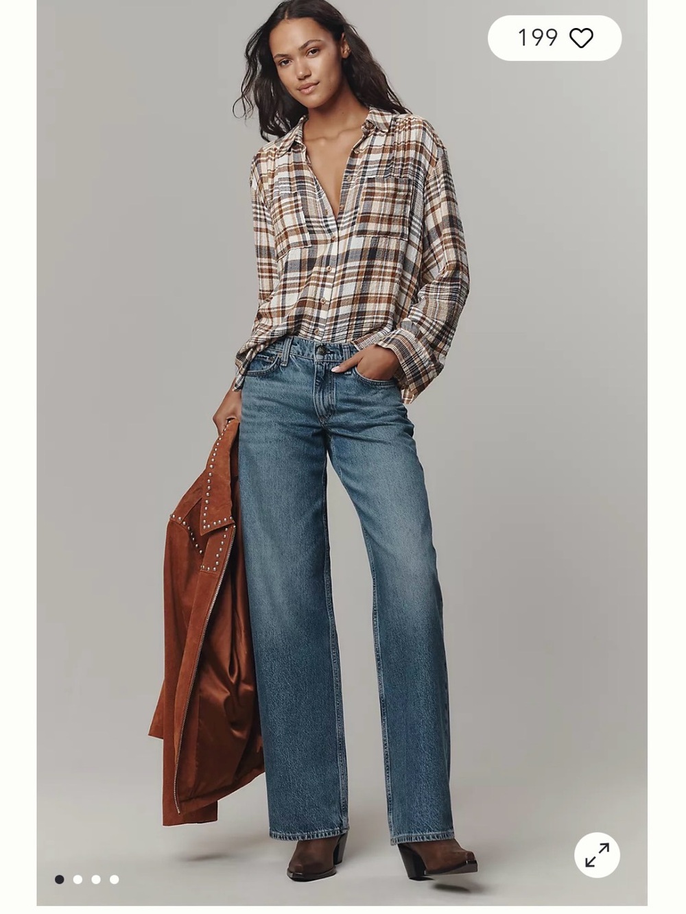 rag & bone Saige Low Rise Straight-Leg Full Women’s Jeans in Echo color